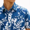 Cămașă din amestec de in cu imprimeu tropical Cămașă din amestec de in cu imprimeu tropical