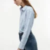 Cămașă din amestec de in cu monogramă pe toată suprafața Cămașă din amestec de in cu monogramă pe toată suprafața