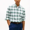 Cămașă din bumbac Oxford elastic, cu imprimeu în carouri, croială regular Cămașă din bumbac Oxford elastic, cu imprimeu în carouri, croială regular