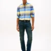Cămașă din bumbac Oxford elastic, cu imprimeu în carouri, croială regular Cămașă din bumbac Oxford elastic, cu imprimeu în carouri, croială regular