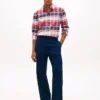 Cămașă din bumbac Oxford elastic, cu imprimeu în carouri, croială regular Cămașă din bumbac Oxford elastic, cu imprimeu în carouri, croială regular
