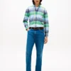 Cămașă din bumbac Oxford elastic, cu imprimeu în carouri, croială regular Cămașă din bumbac Oxford elastic, cu imprimeu în carouri, croială regular