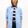Cămașă din poplin cu dungi Tommy Jeans