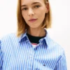 Cămașă din poplin cu dungi Tommy Jeans