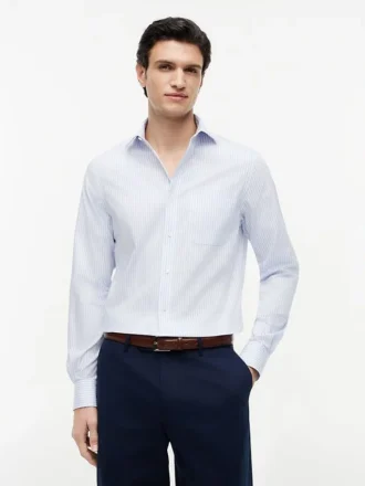 Cămașă elegantă cu dungi THFlex, croială regular