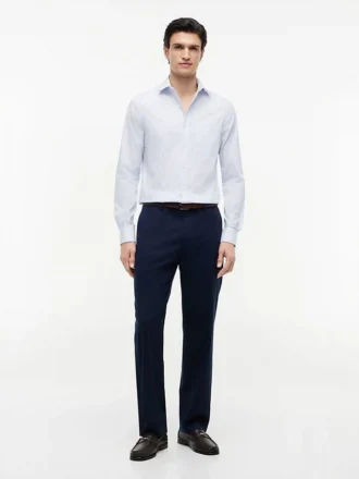 Cămașă elegantă cu dungi THFlex, croială regular