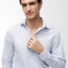 Cămașă elegantă cu dungi THFlex, croială regular