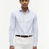 Cămașă elegantă cu dungi THFlex, croială slim