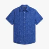 Cămașă jacquard cu imprimeu de palmieri Cămașă jacquard cu imprimeu de palmieri