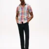 Cămașă Madras din amestec de in, croială regular Cămașă Madras din amestec de in, croială regular