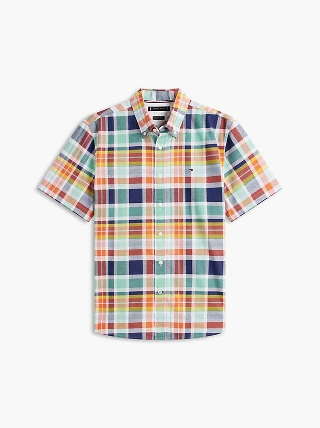 Cămașă Madras Oxford cu croială regular Cămașă Madras Oxford cu croială regular
