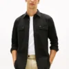 Cămașă oversize din twill periat, croială regular