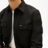 Cămașă oversize din twill periat, croială regular