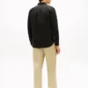 Cămașă oversize din twill periat, croială regular