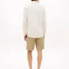 Cămașă oversize din twill periat, croială regular