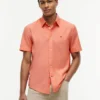 Cămașă Oxford cu mânecă scurtă, croială regular pentru pantaloni scurți Cămașă Oxford cu mânecă scurtă, croială regular pentru pantaloni scurți