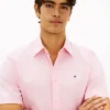 Cămașă Oxford cu mânecă scurtă, croială regular pentru pantaloni scurți Cămașă Oxford cu mânecă scurtă, croială regular pentru pantaloni scurți