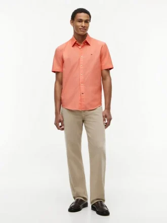Cămașă Oxford cu mânecă scurtă, croială regular pentru pantaloni scurți