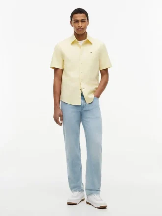 Cămașă Oxford cu mânecă scurtă, croială regular pentru pantaloni scurți