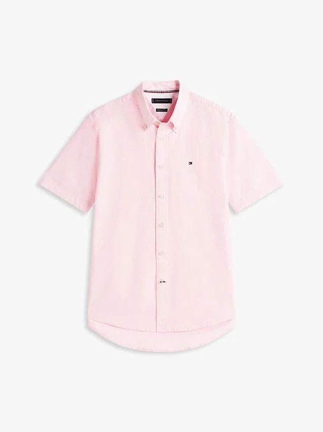 Cămașă Oxford cu mânecă scurtă, croială regular pentru pantaloni scurți Cămașă Oxford cu mânecă scurtă, croială regular pentru pantaloni scurți