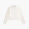 Cămașă scurtă din poplin cu ornamente Cămașă scurtă din poplin cu ornamente