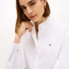 Cămașă scurtă Oxford cu volane Cămașă scurtă Oxford cu volane
