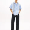 Cămașă Tommy Jeans cu dungi, croială lejeră Cămașă Tommy Jeans cu dungi, croială lejeră