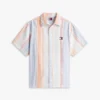 Cămașă Tommy Jeans cu dungi, croială lejeră Cămașă Tommy Jeans cu dungi, croială lejeră
