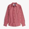 Cămașă Tommy Jeans cu dungi relaxate Cămașă Tommy Jeans cu dungi relaxate