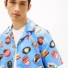 Cămașă Tommy Jeans din poplin imprimat Cămașă Tommy Jeans din poplin imprimat
