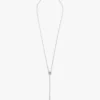 Colier Lariat cu accente de cristal Colier Lariat cu accente de cristal