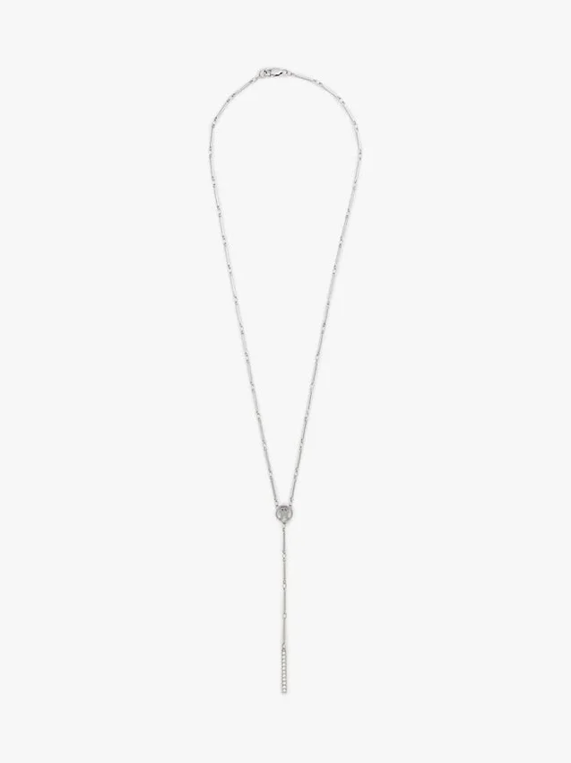 Colier Lariat cu accente de cristal Colier Lariat cu accente de cristal
