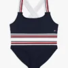 Costum de baie din două piese pentru copii, cu dungi caracteristice Costum de baie din două piese pentru copii, cu dungi caracteristice