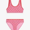 Costum de baie din două piese pentru copii cu monogramă Script Costum de baie din două piese pentru copii cu monogramă Script