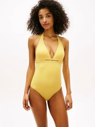 Costum de baie întreg cu logo Hilfiger
