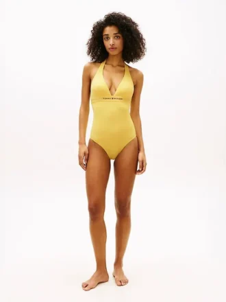Costum de baie întreg cu logo Hilfiger