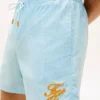 Costum de baie Script Monogram 5″ Costum de baie Script Monogram 5″