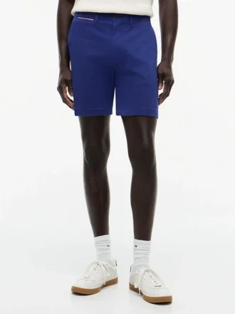 Croială regulată Pantaloni scurți Tommy cu talie confortabilă de 7″