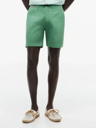 Croială regulată Pantaloni scurți Tommy cu talie confortabilă de 7″