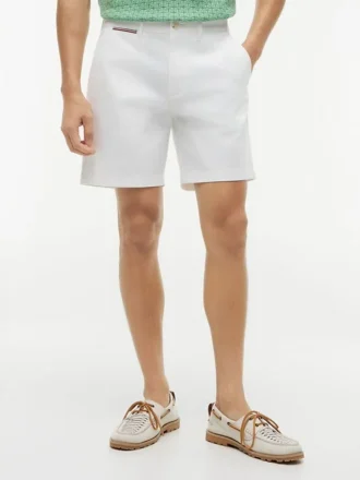 Croială regulată Pantaloni scurți Tommy cu talie confortabilă de 7″