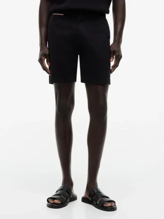 Croială regulată Pantaloni scurți Tommy cu talie confortabilă de 7″