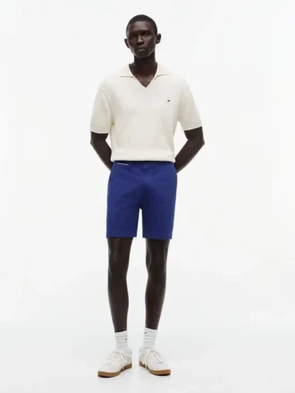 Croială regulată Pantaloni scurți Tommy cu talie confortabilă de 7″