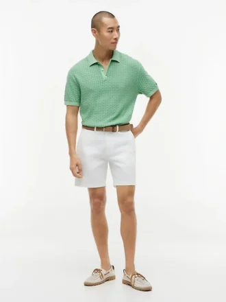 Croială regulată Pantaloni scurți Tommy cu talie confortabilă de 7″