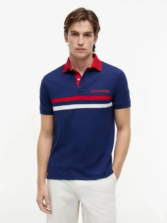 Croială regulată Polo cu logo Hilfiger