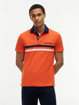 Croială regulată Polo cu logo Hilfiger
