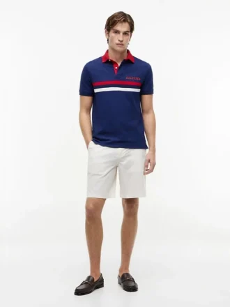 Croială regulată Polo cu logo Hilfiger