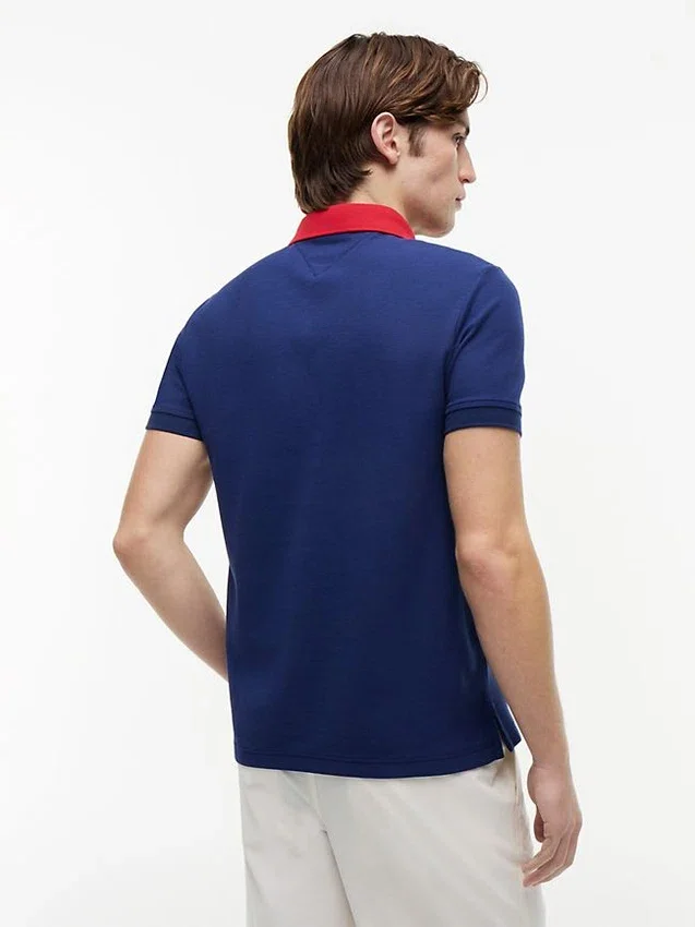 Croială regulată Polo cu logo Hilfiger Croială regulată Polo cu logo Hilfiger