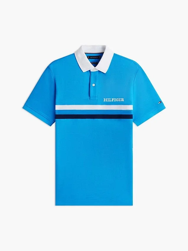 Croială regulată Polo cu logo Hilfiger Croială regulată Polo cu logo Hilfiger