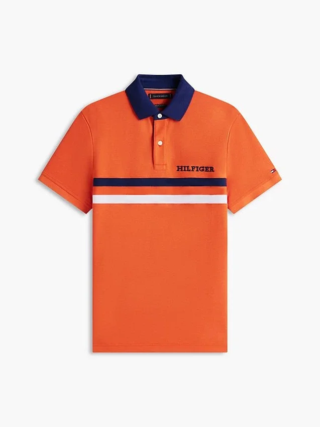 Croială regulată Polo cu logo Hilfiger Croială regulată Polo cu logo Hilfiger