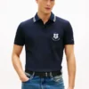 Croială regulată Polo din piqué cu monogramă Croială regulată Polo din piqué cu monogramă
